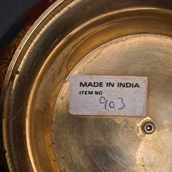 MADE IN INDIA BRASS BOWL - Picture 4 of 11